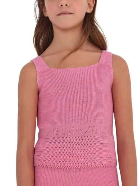 Conjunto Mayoral Tricot Rosa para Niña