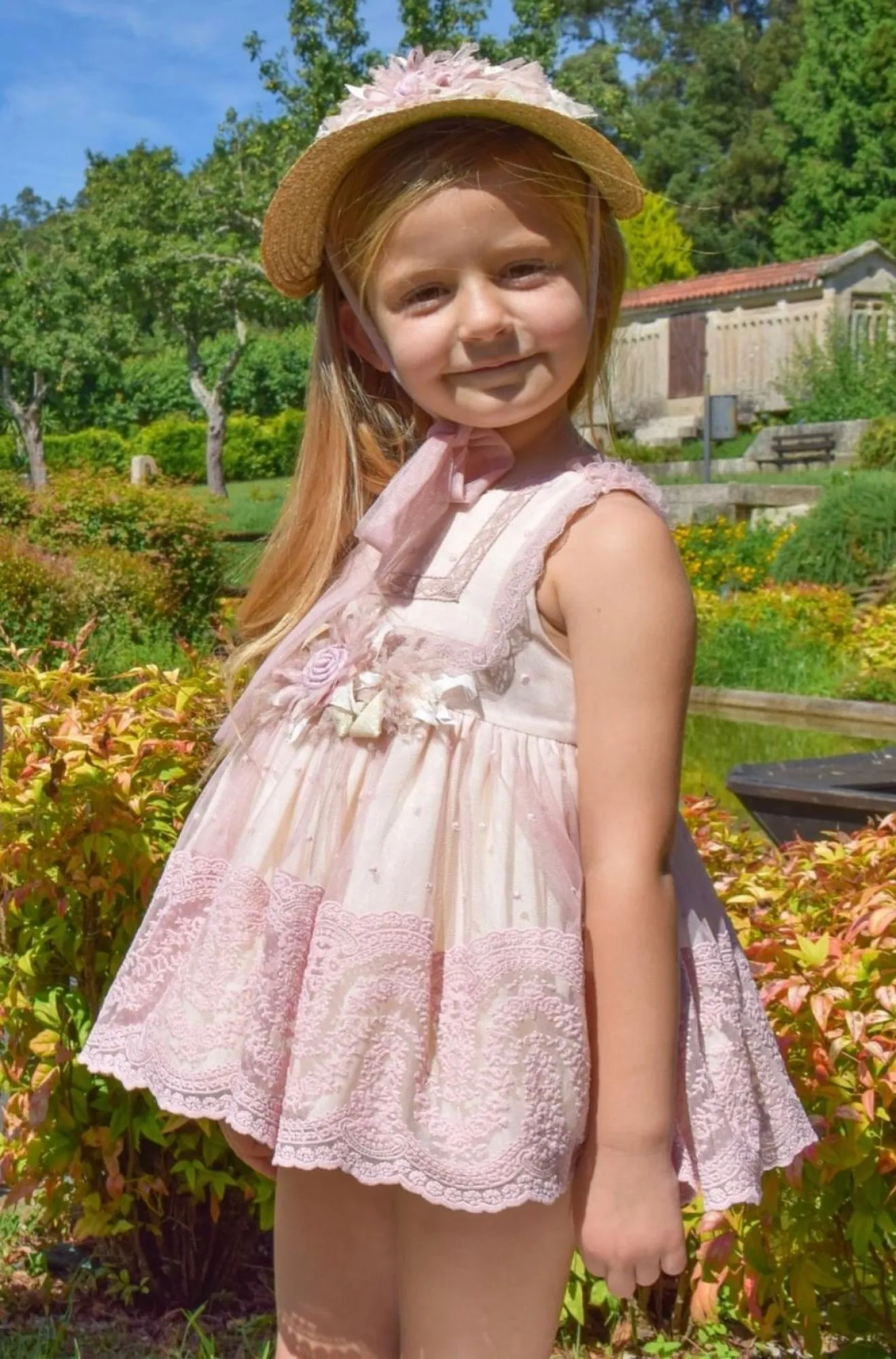 Conjunto para niña tres piezas Colección Rose de Lolittos