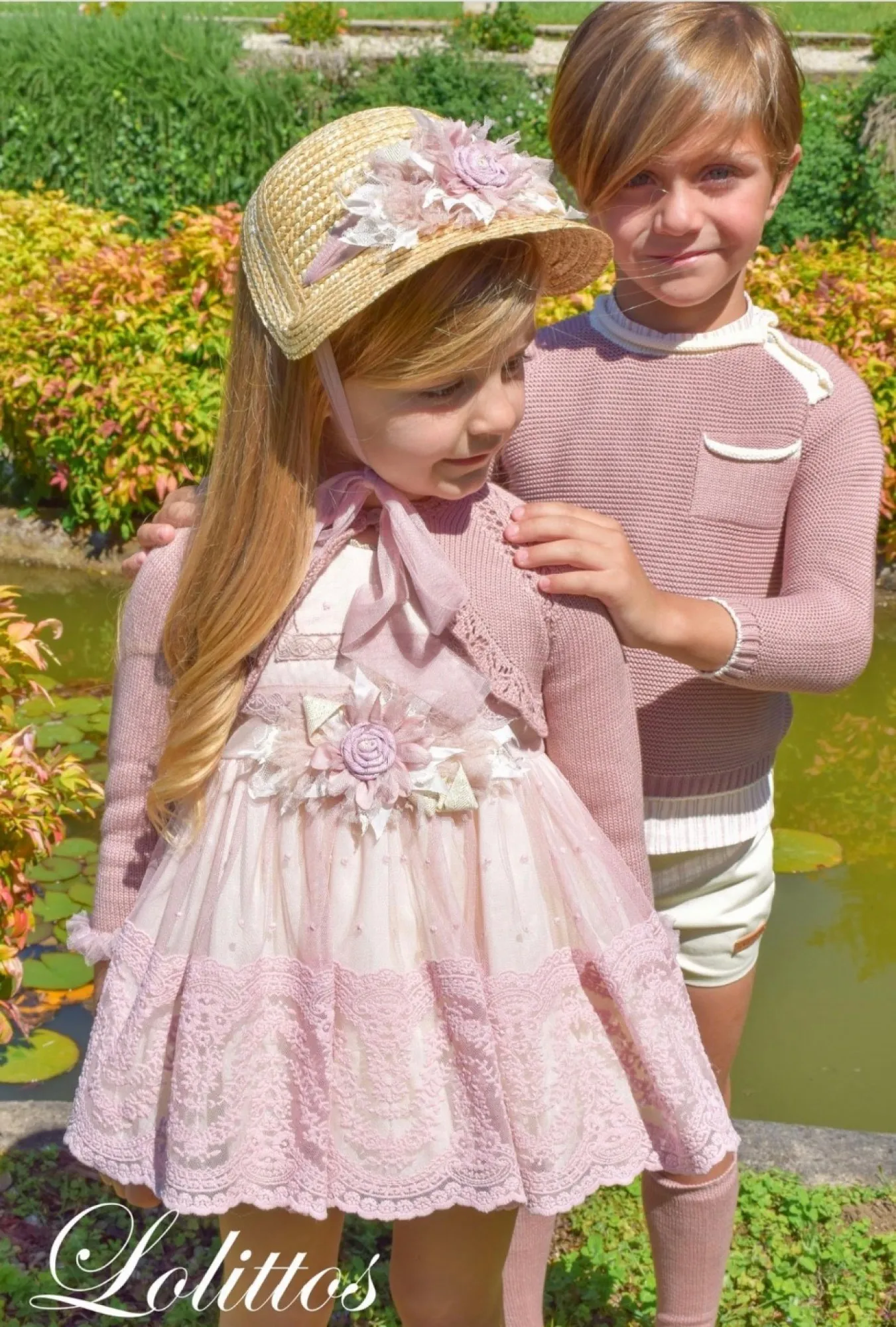 Conjunto para niña tres piezas Colección Rose de Lolittos