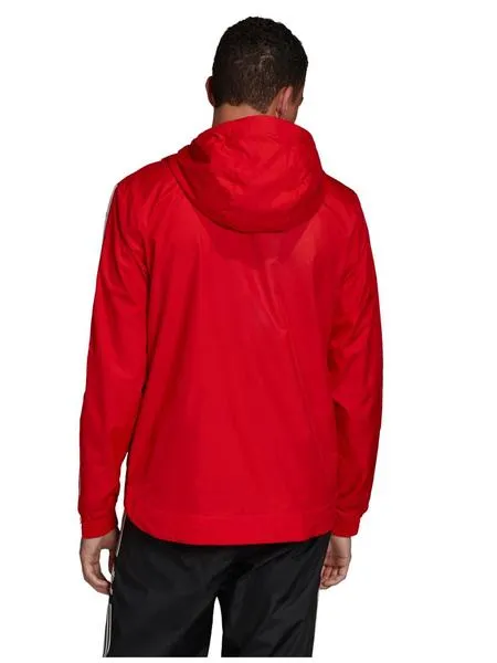 cortavientos adidas rojo hombre