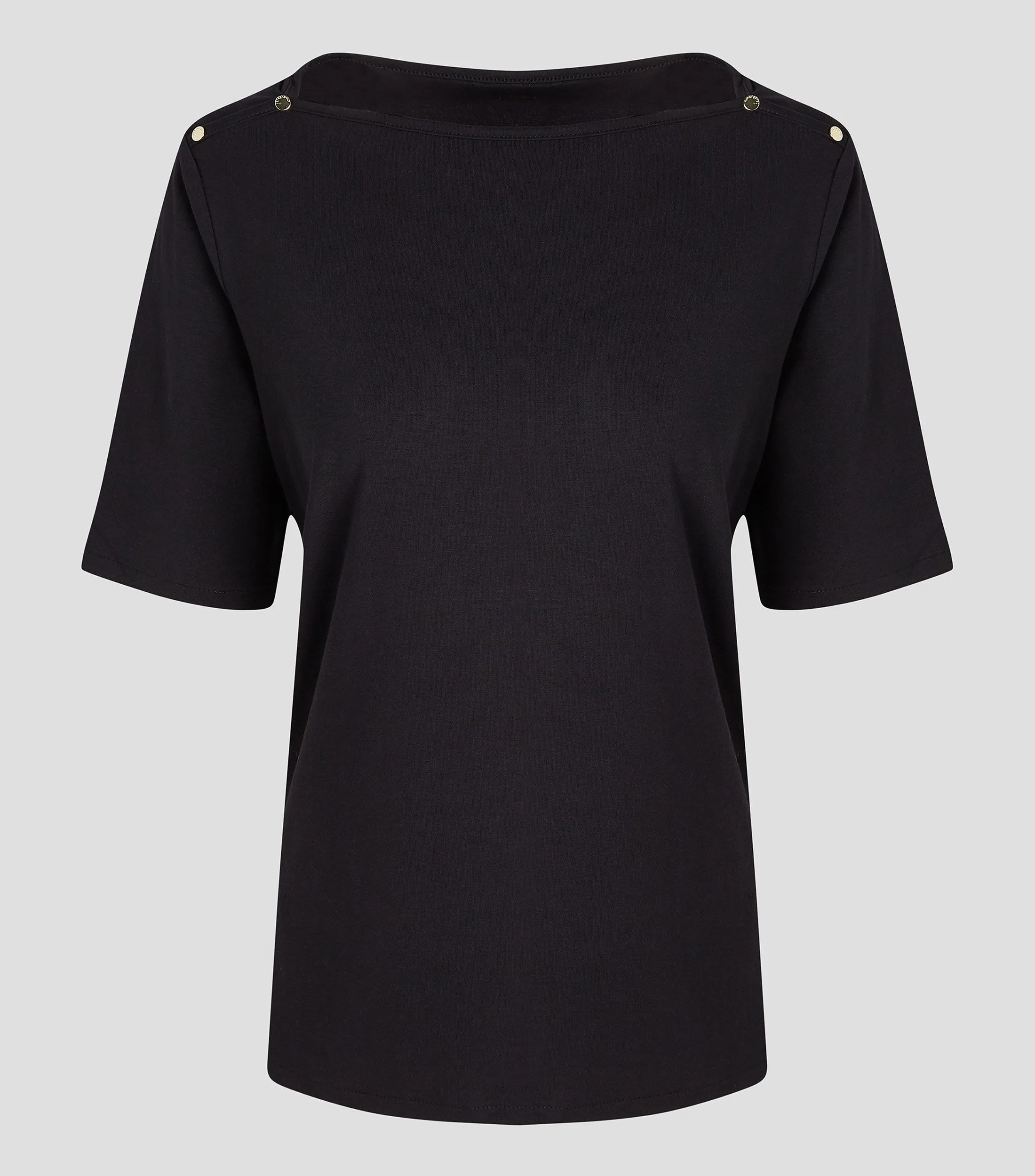 Cortefiel Playera Cuello Redondo Manga Corta Mujer