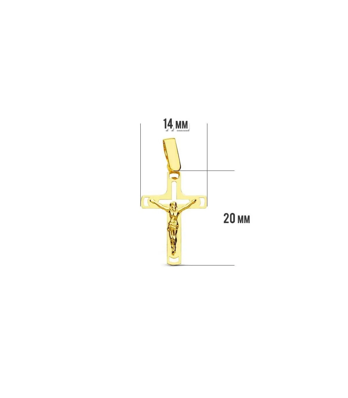 Cruz Cristo calada 18 Ktes