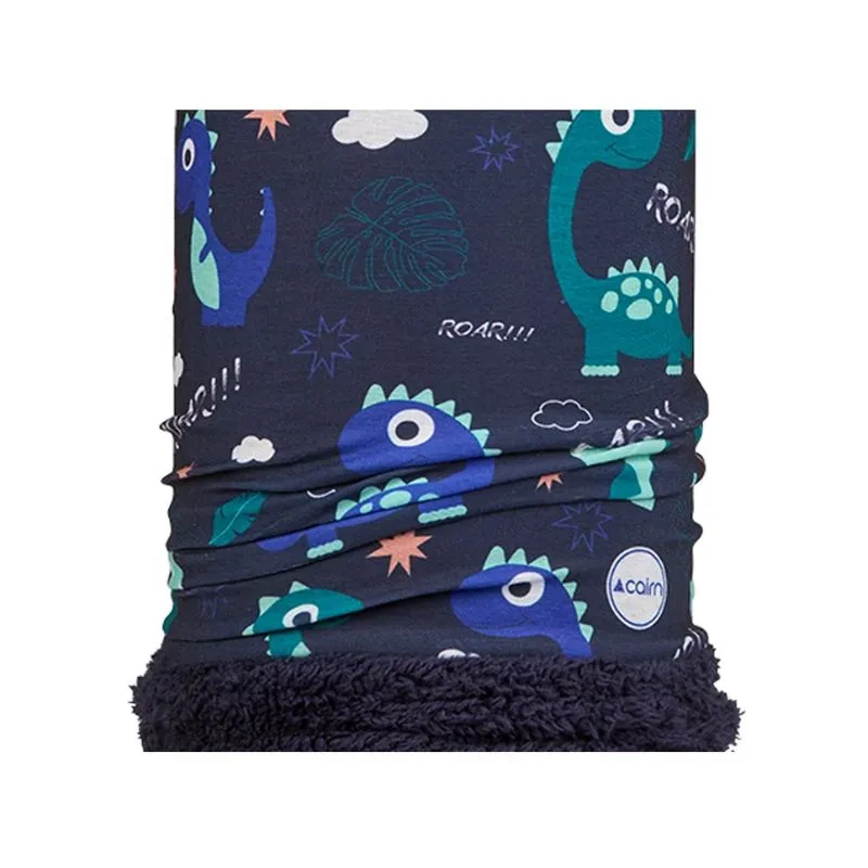 Cubrecuello infantil Cairn MALAWI POLAR PLUSH JUNIOR (DINO AZUL)