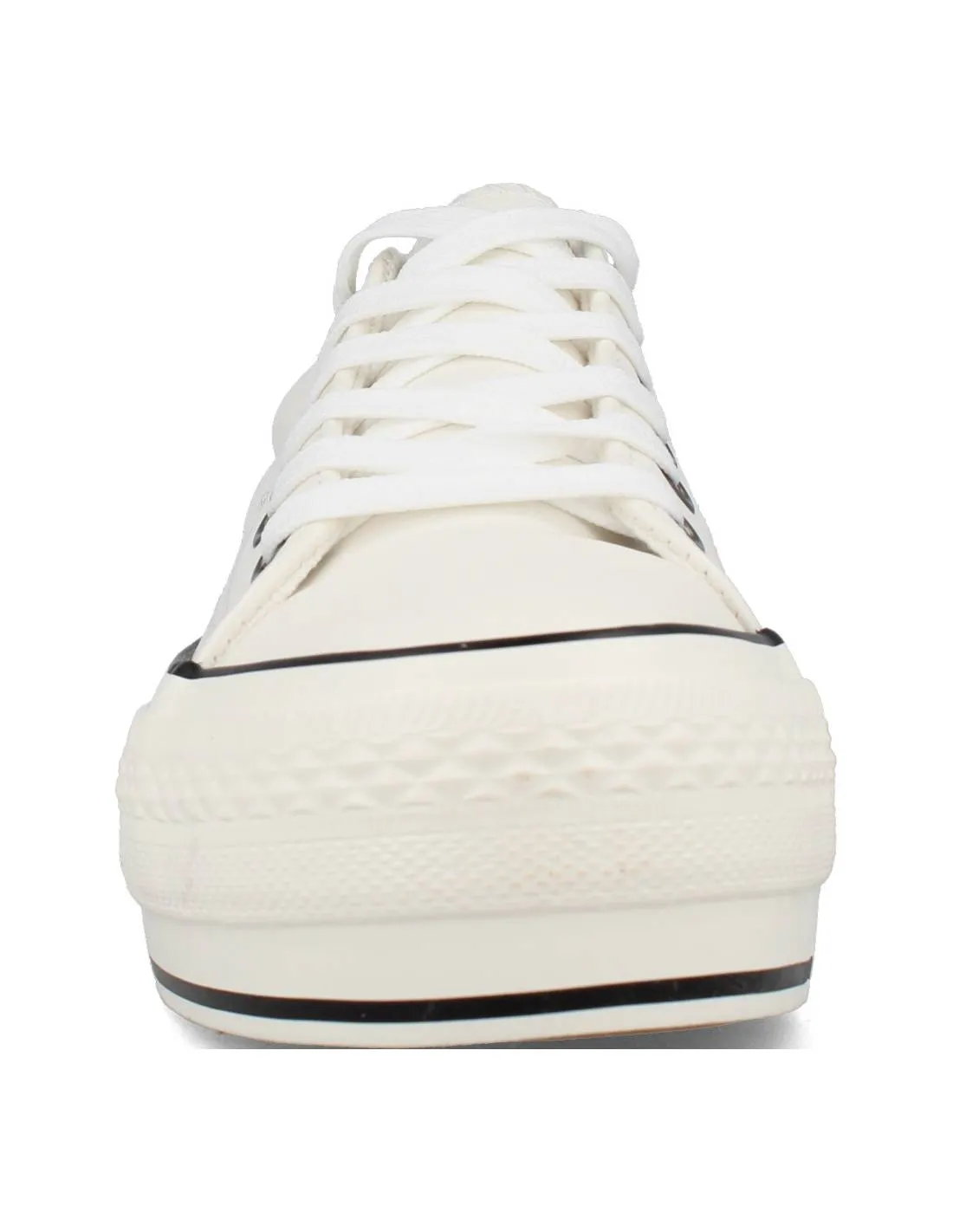 D'ANGELA  DEPORTIVA CASUAL PLATAFORMA NAPA BLANCO