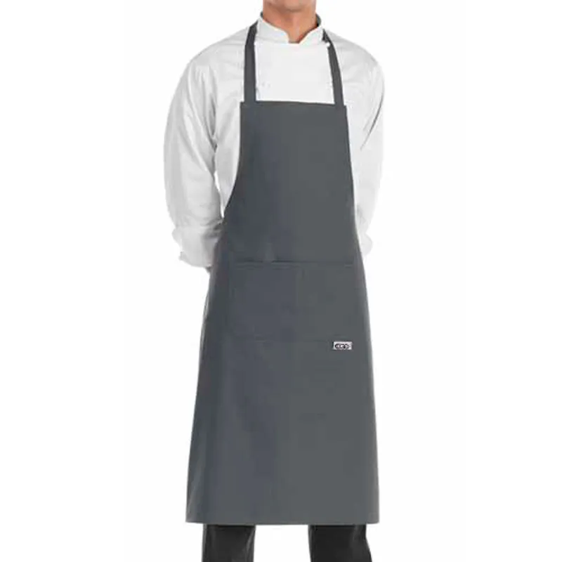 DELANTAL CON PETO DE MICROFIBRA GRIS CONVOY  EGOCHEF