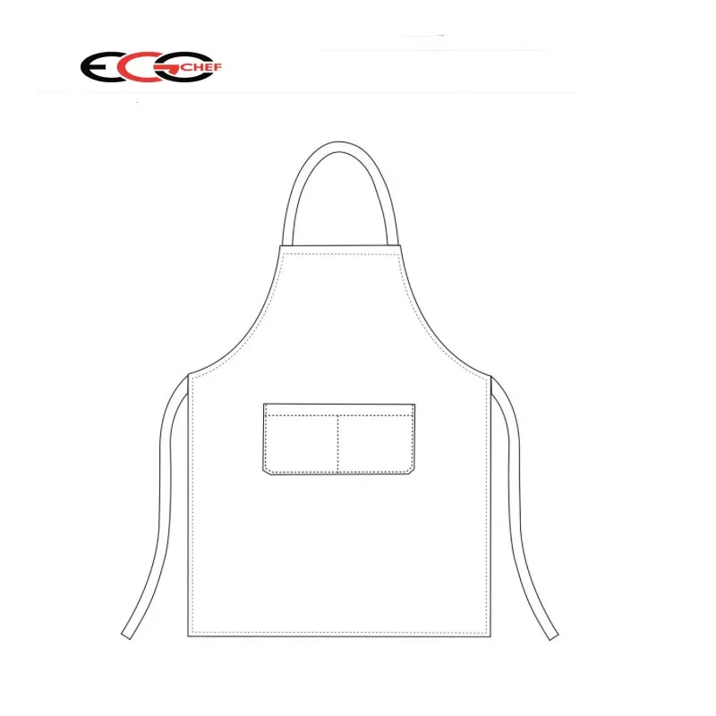 DELANTAL CON PETO DE MICROFIBRA GRIS CONVOY  EGOCHEF