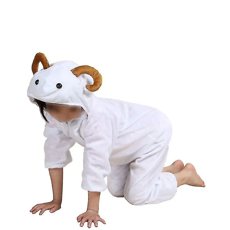 DISFRAZ DE CABRA PARA NIñOS DISFRACES DE ANIMALES PARA HALLOWEEN  TAMAñO M PARA ALTURA 110120CM