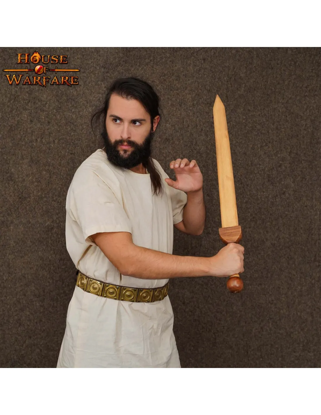 Espada Gladius de madera para entrenamientos (71 cm.)