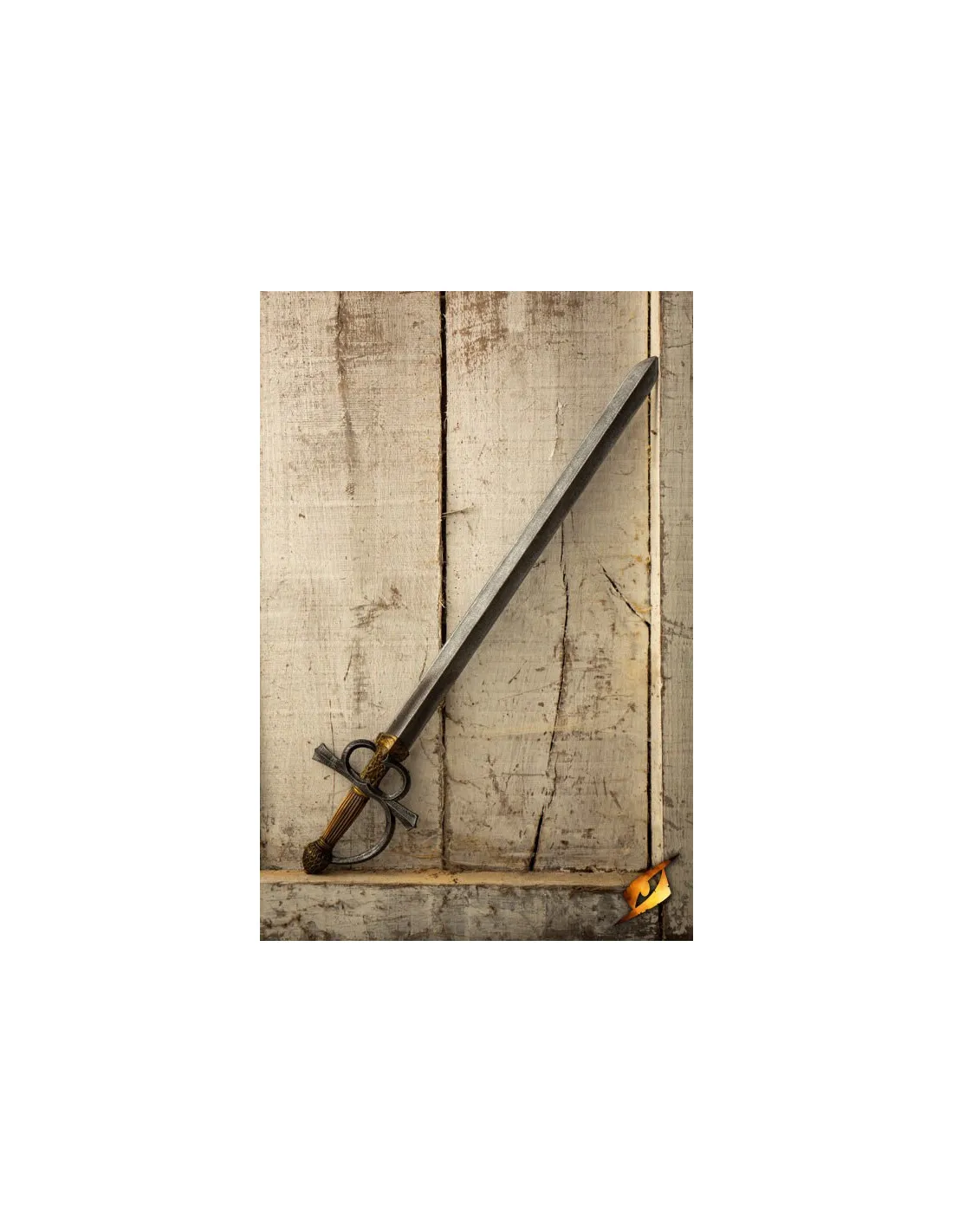 Espada LARP Rapiera Rillet, Vanguard Epic Armoury (Dorada)