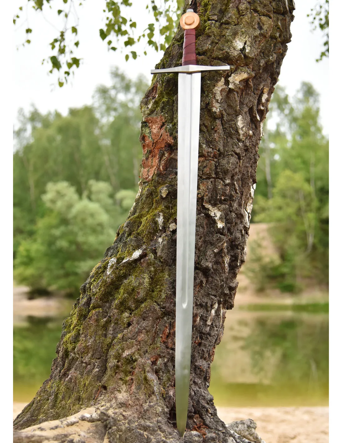 Espada medieval Arming Lübeck con vaina, s. XIII