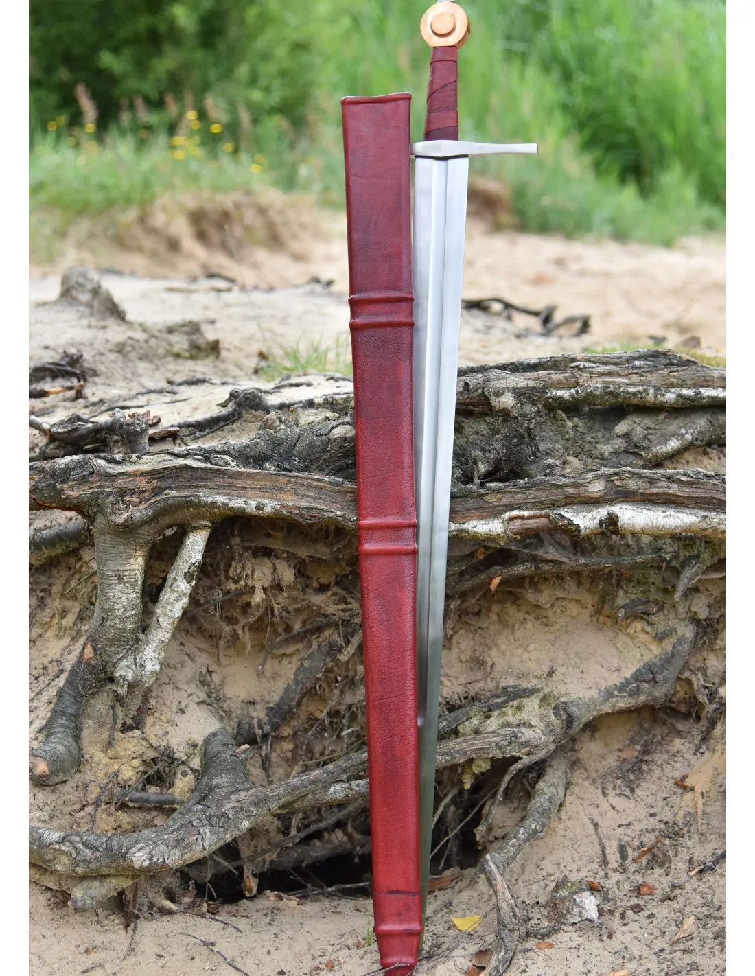 Espada medieval Arming Lübeck con vaina, s. XIII