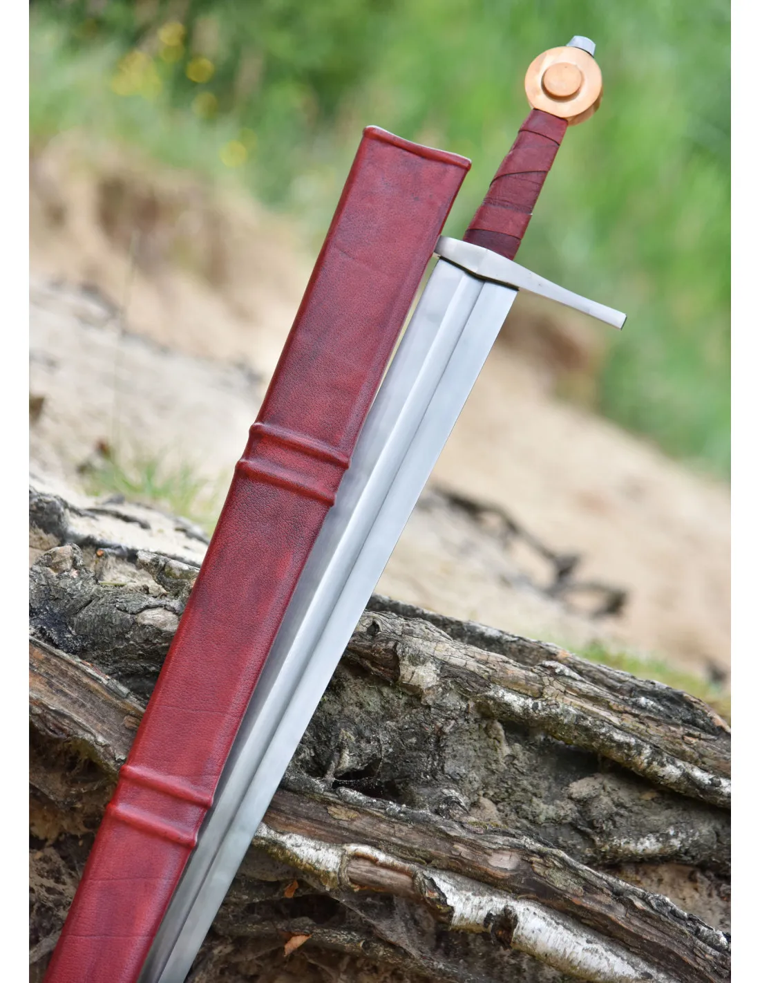 Espada medieval Arming Lübeck con vaina, s. XIII