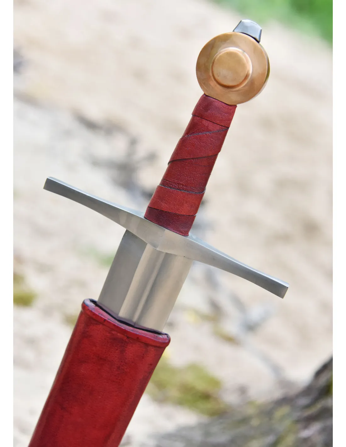 Espada medieval Arming Lübeck con vaina, s. XIII