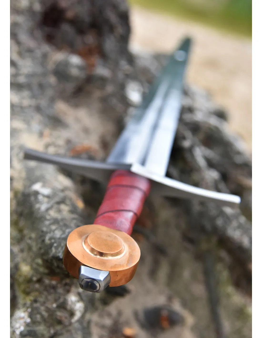 Espada medieval Arming Lübeck con vaina, s. XIII