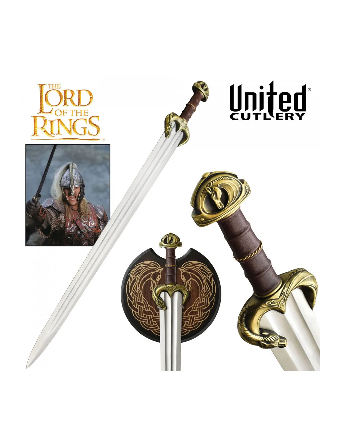 Espada Oficial de Guthwine, la espada de Eomer del Señor de los Anillos