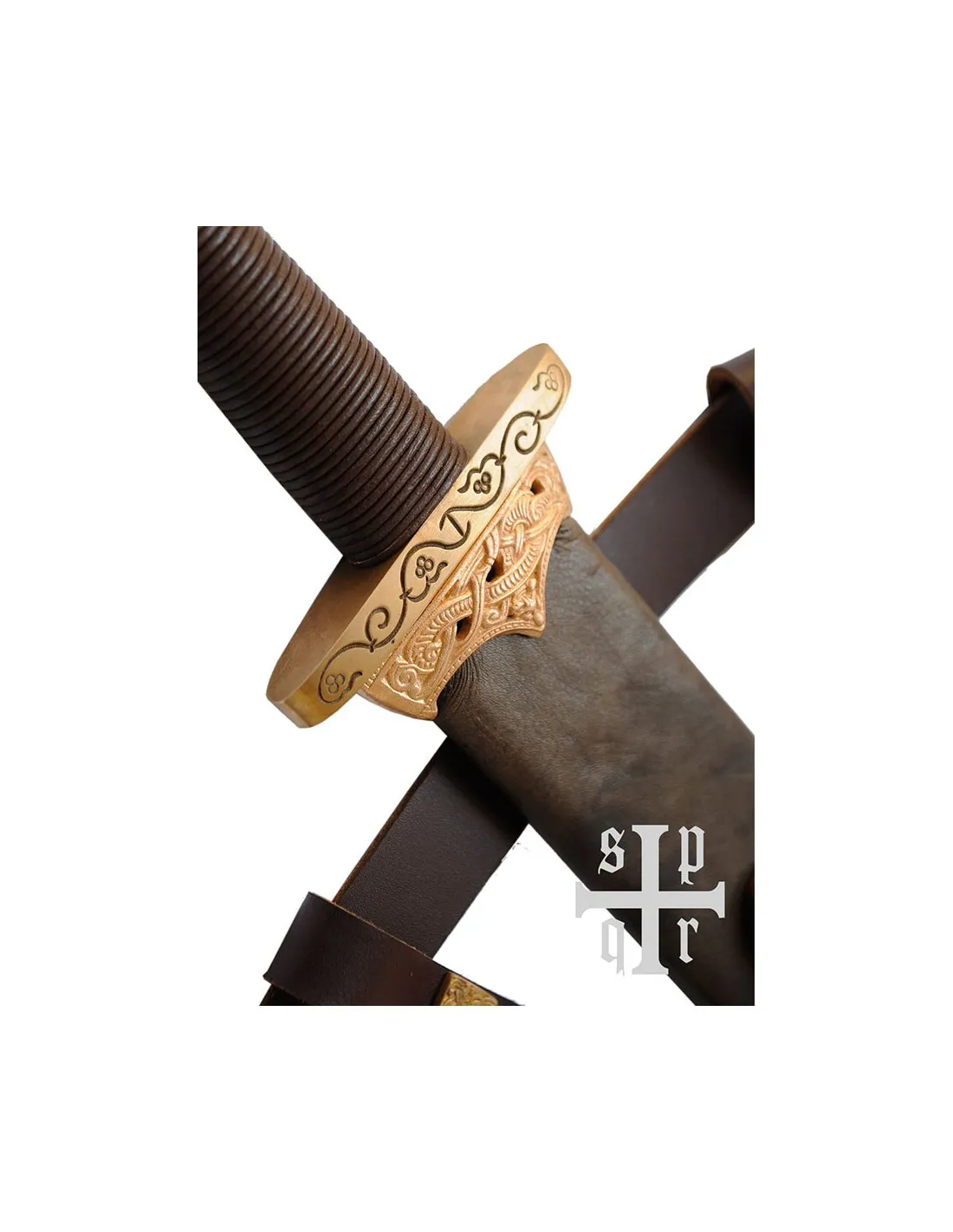 Espada Vikinga Ballinderry una mano bronce para prácticas, siglo IX
