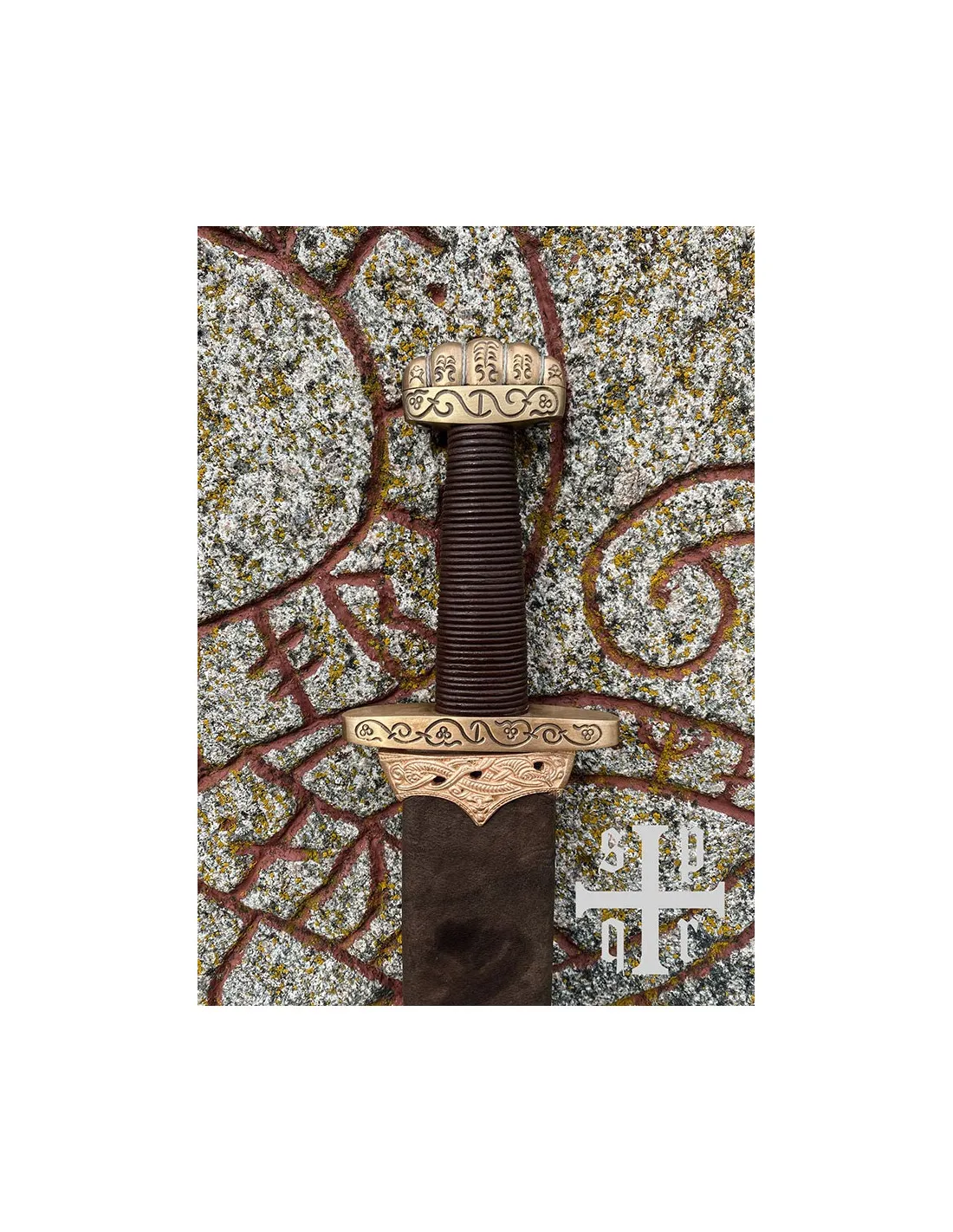 Espada Vikinga Ballinderry una mano bronce para prácticas, siglo IX