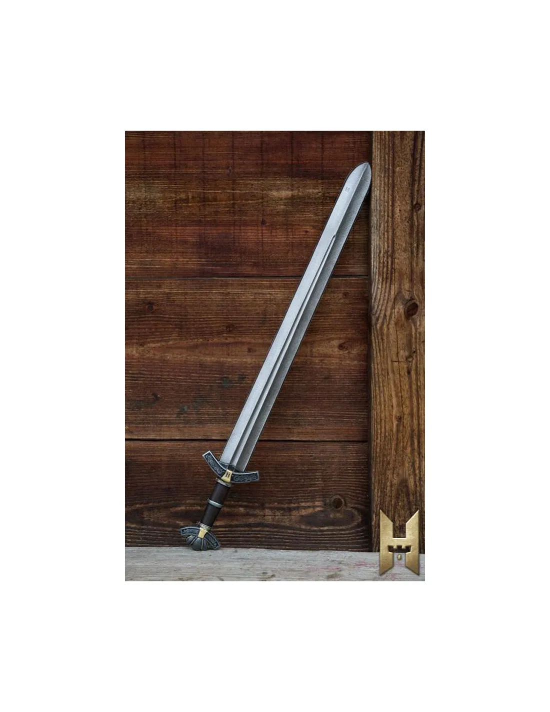 Espada vikinga Dreki serie Stronghold 85cm, color metal