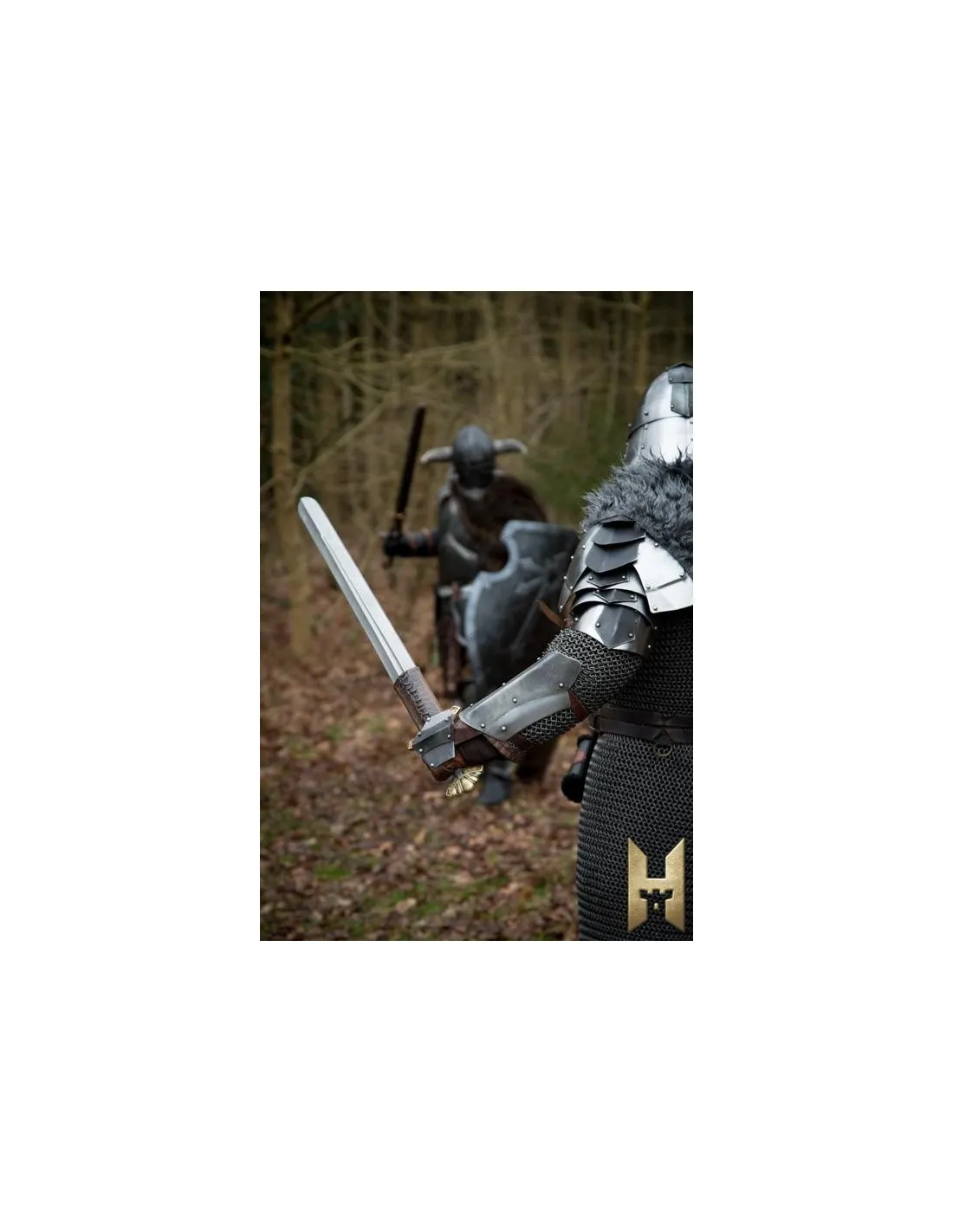 Espada vikinga Dreki serie Stronghold, dorada