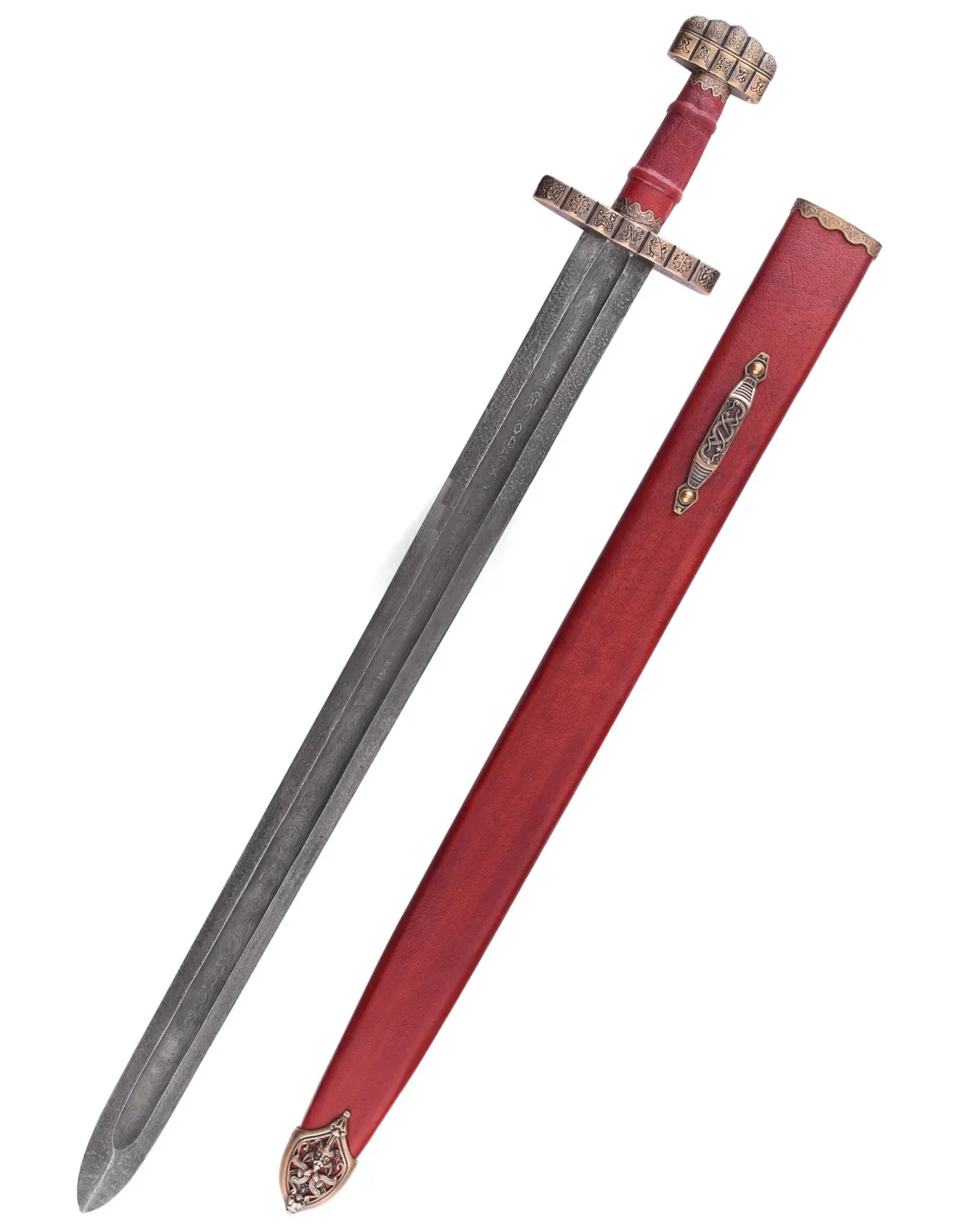 Espada Vikinga Hedeby, S. IX, en acero Damasco