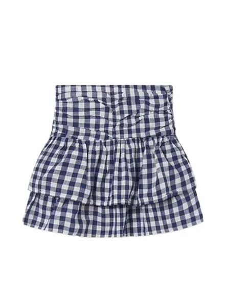 Falda Mayoral Vichy Marino para Niño