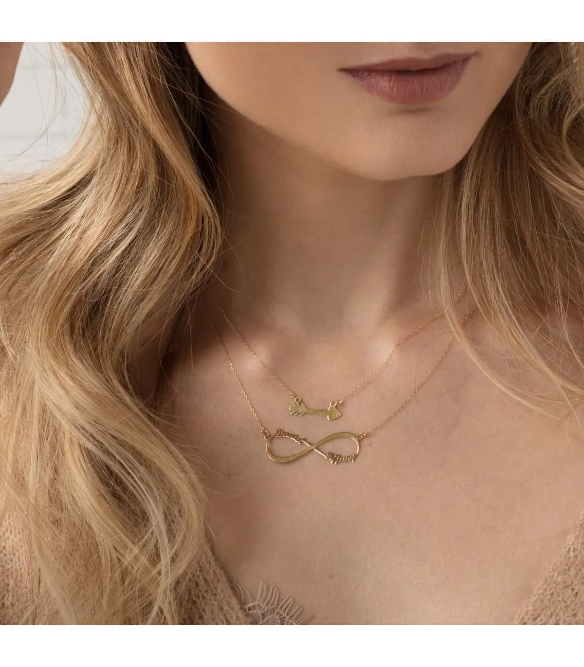 Gargantilla Flecha Mujer Oro Amarillo18K