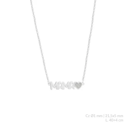 Gargantilla Plata Mamá Corazón