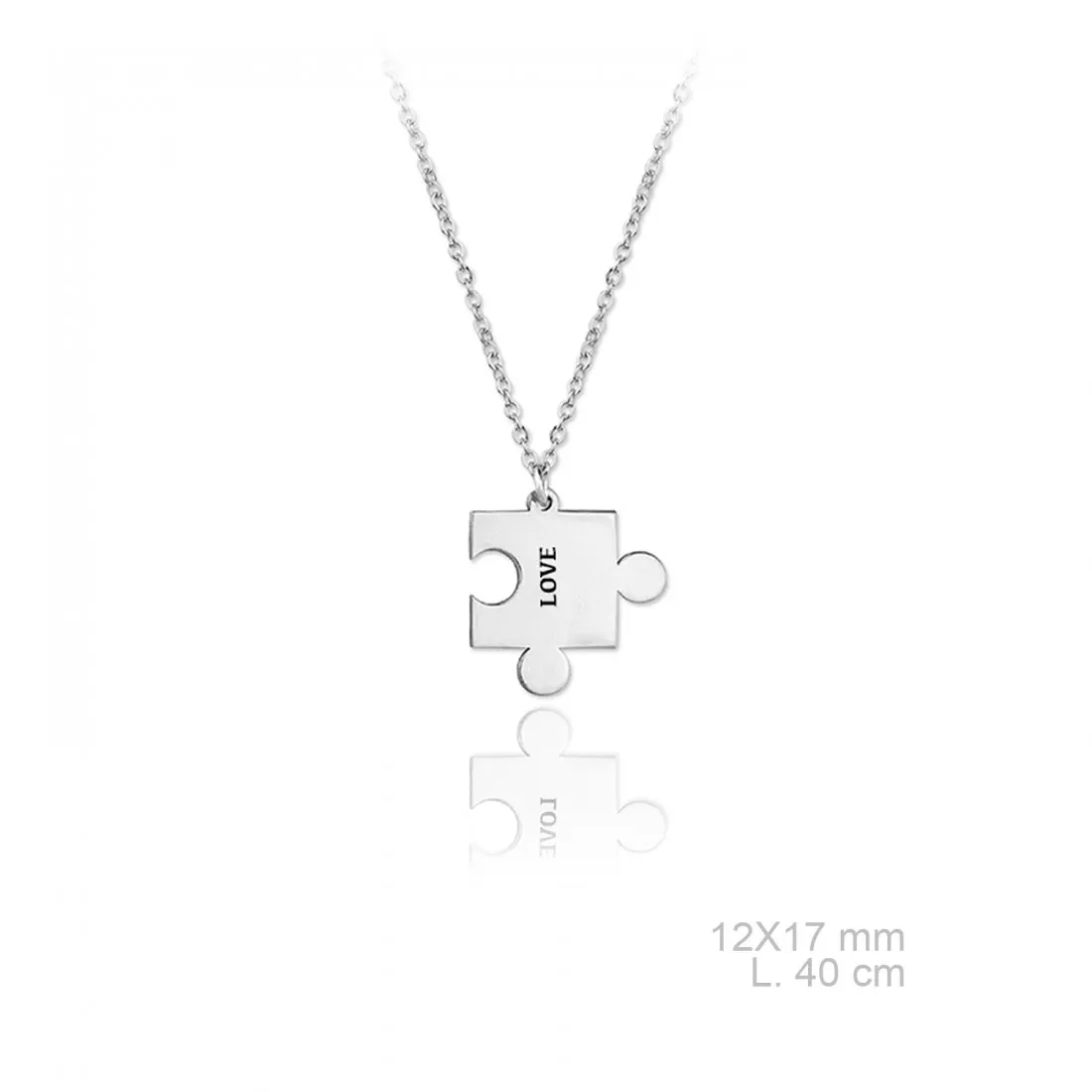 Gargantilla Plata Puzzle