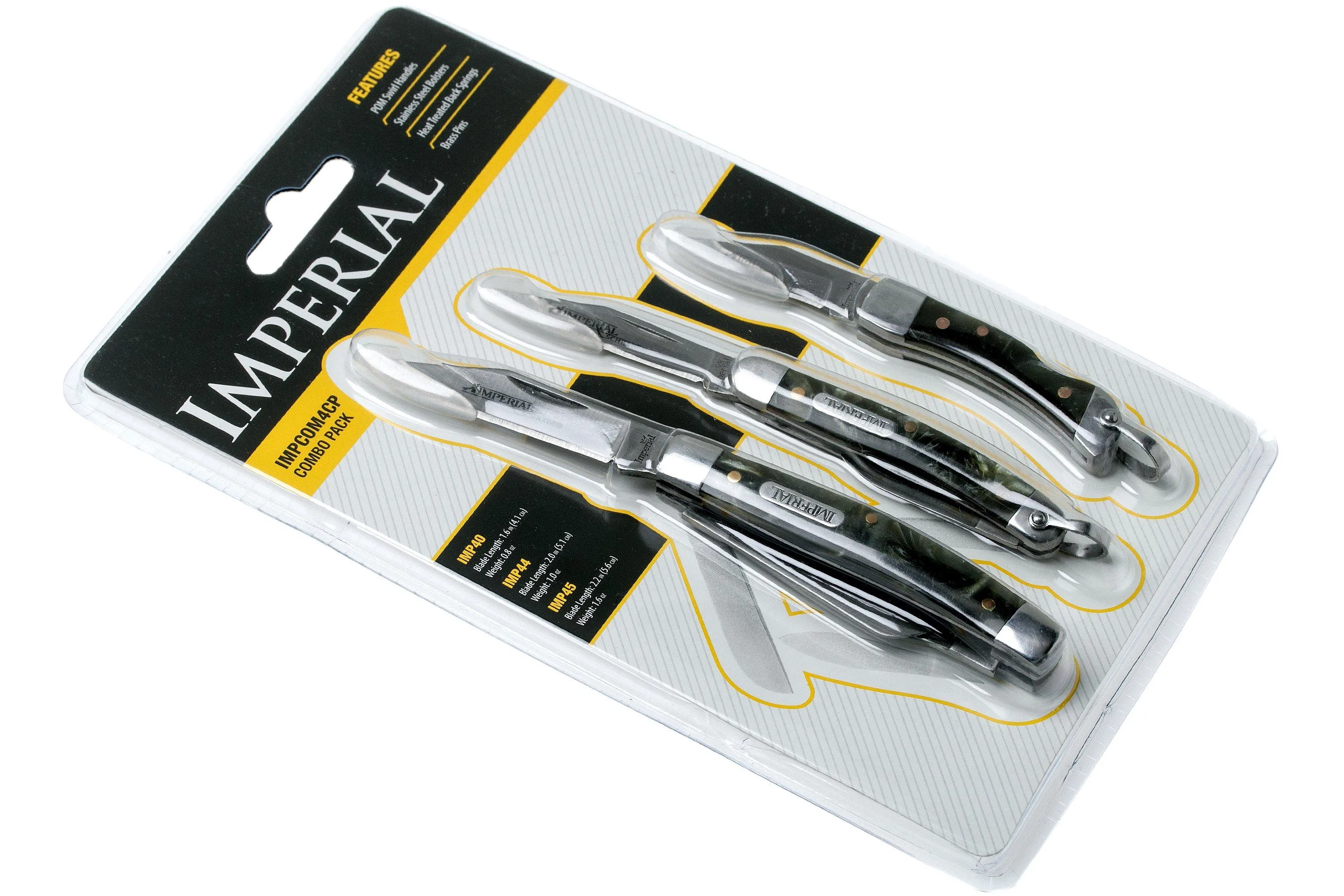 Imperial Black Swirl Combo Pack IMPCOM4CP navajas