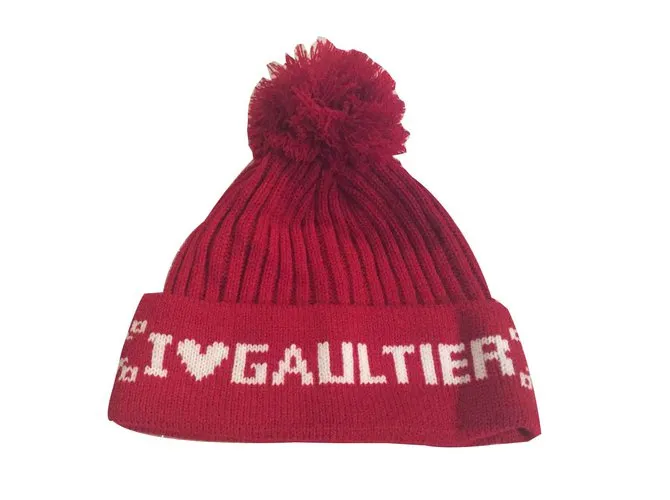 Jean Paul Gaultier GORRO SUPER CUTE JEAN PAUL GAUTIER Blanco Roja 
