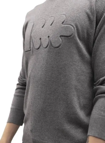 Jersey Klout Relieve Gris para Hombre