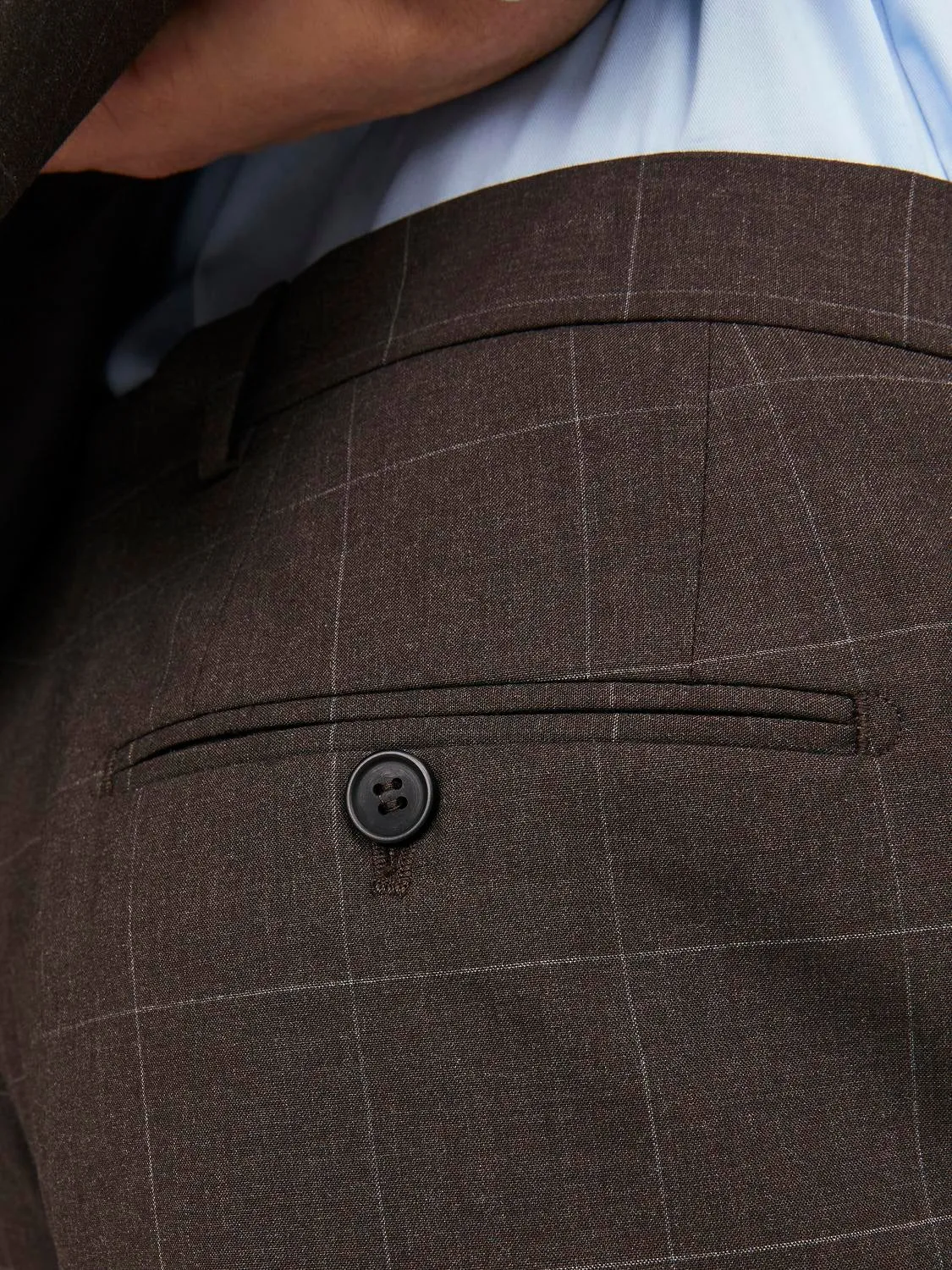 JPRSOLARIS Pantalones de vestir Corte super slim | Marrón oscuro | Jack & Jones®