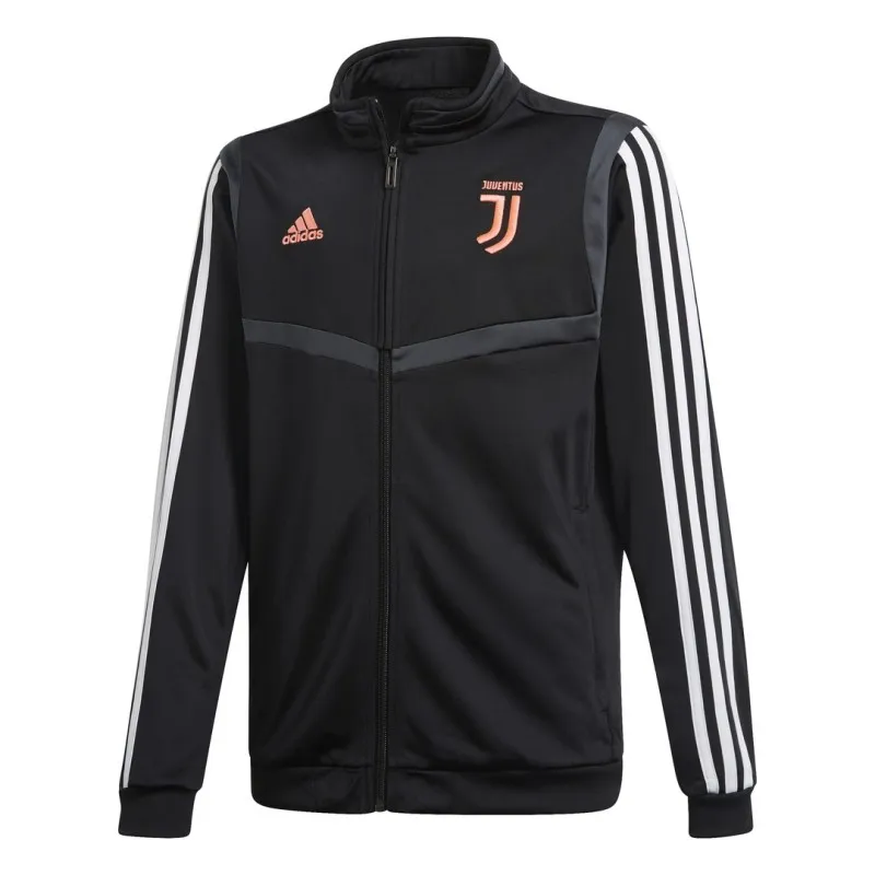 La Juventus de chándal de banco niño negro 2019/20 Adidas