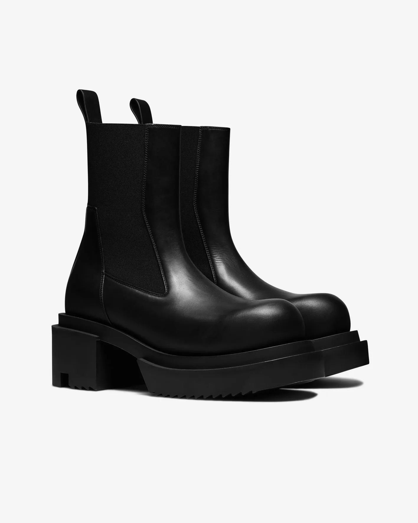 Leather Boots Beatle Black