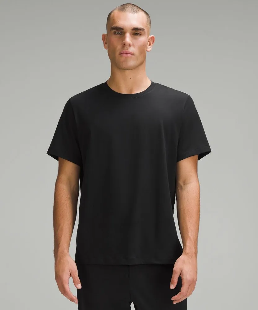 LULULEMON CAMISETA DE MANGA CORTA SOFT JERSEY NEGRO | OD49Z9SI