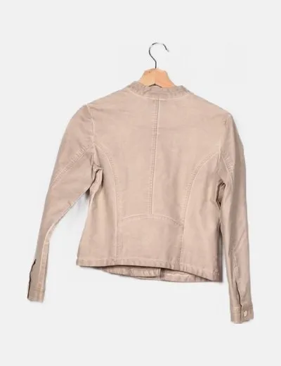 Mayoral Chaqueta biker beige