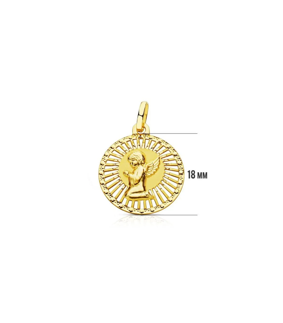 Medalla Angelito calada 18 Ktes