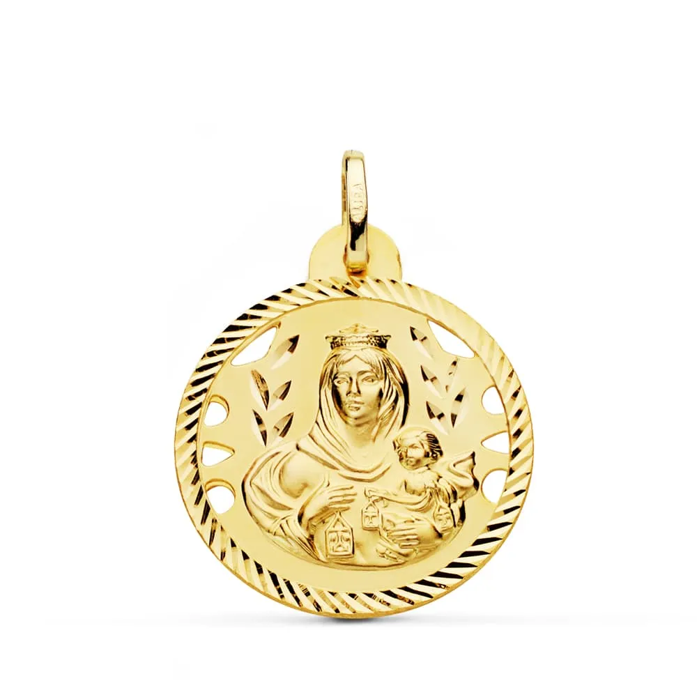 Medalla Escapulario Oro
