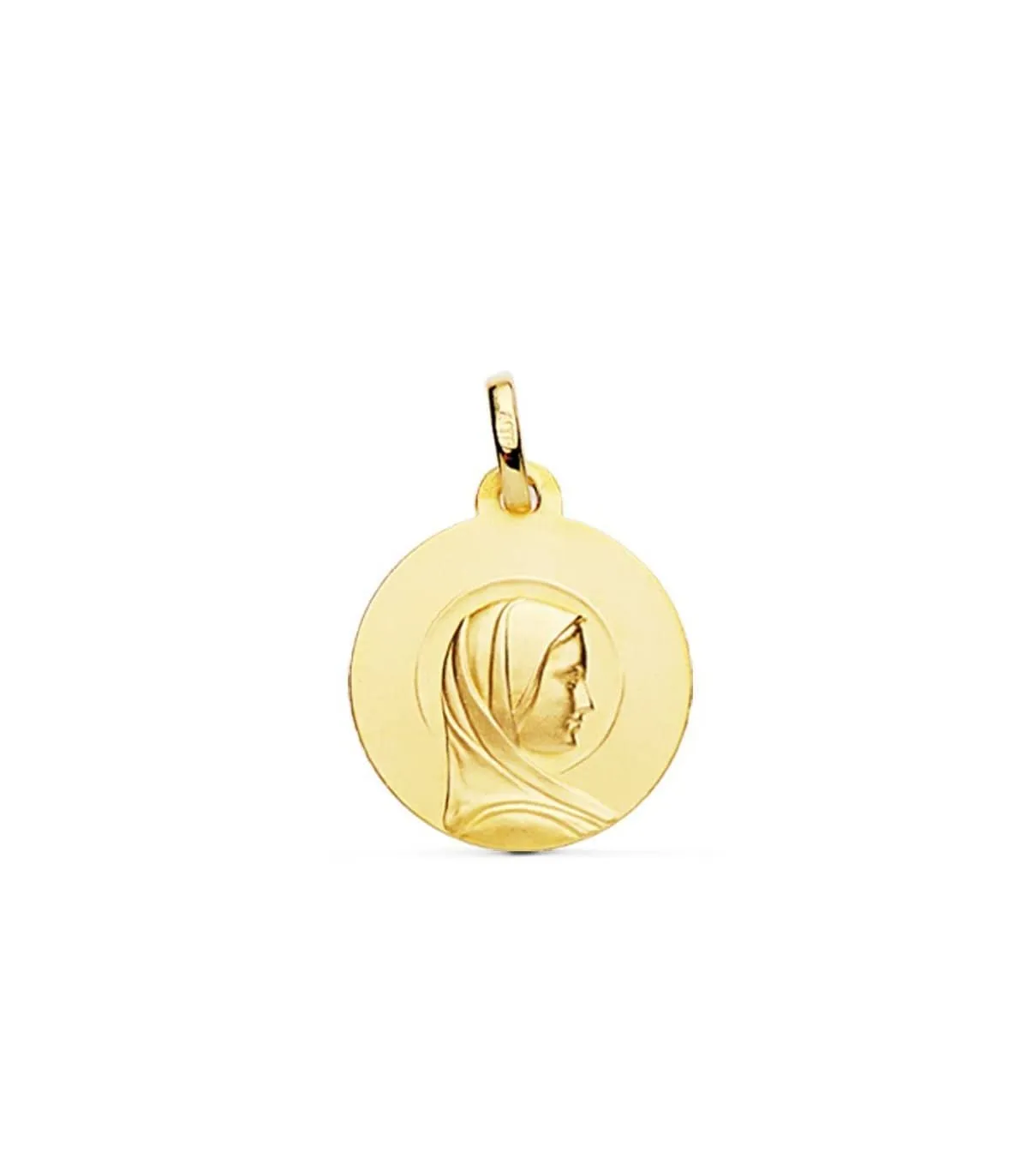 Medalla María Francesa Oro 18k 18mm