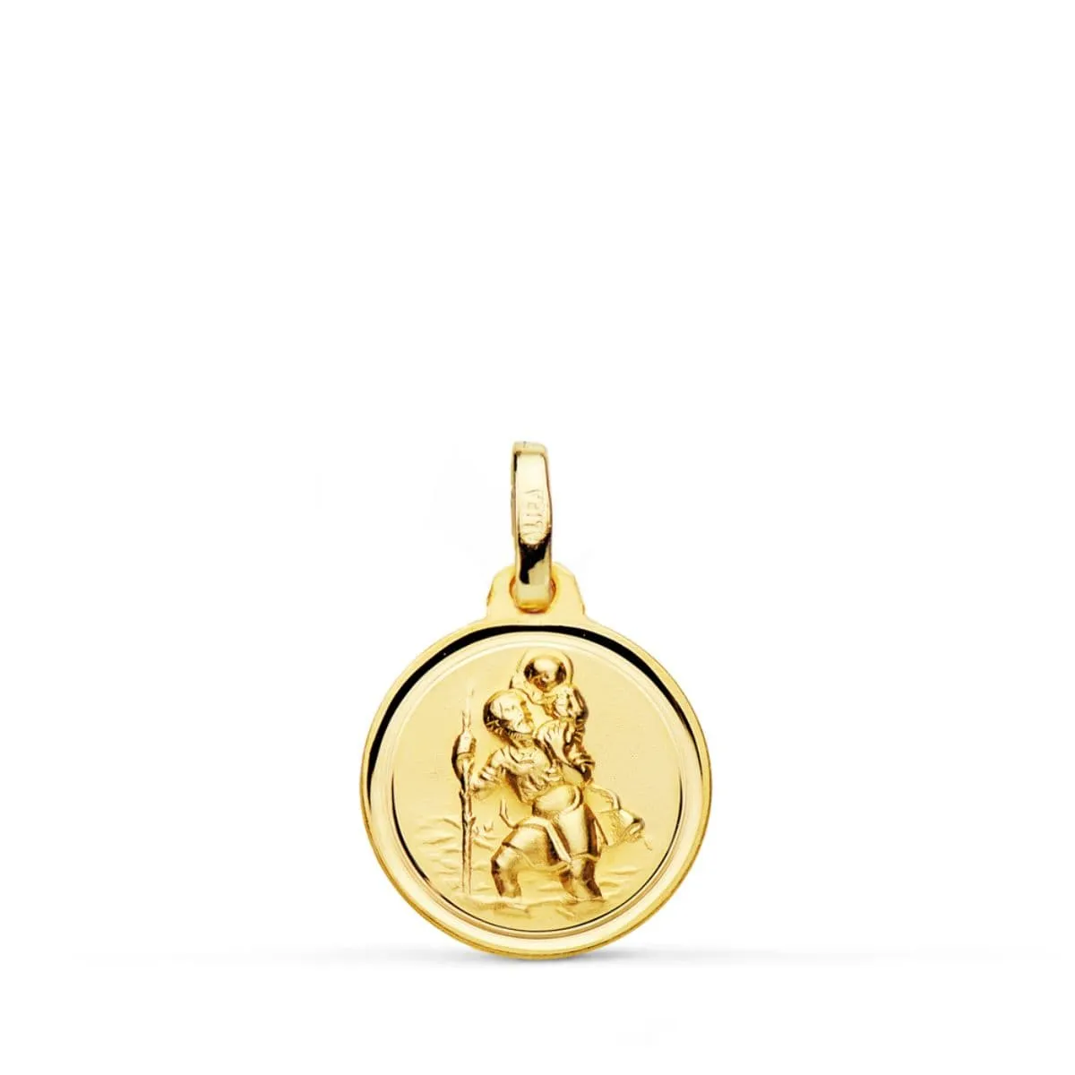 Medalla Oro 9 kt. San Cristóbal