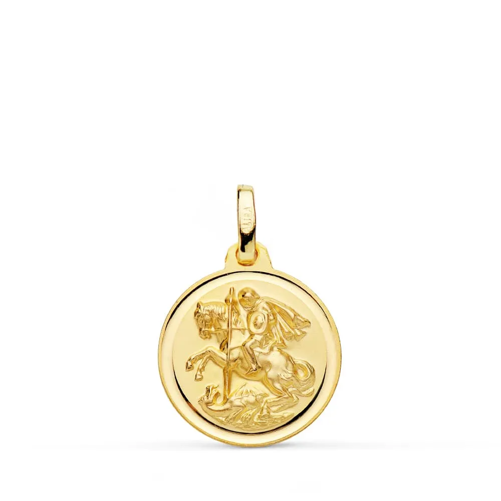 Medalla Oro 9 kt. San Jorge