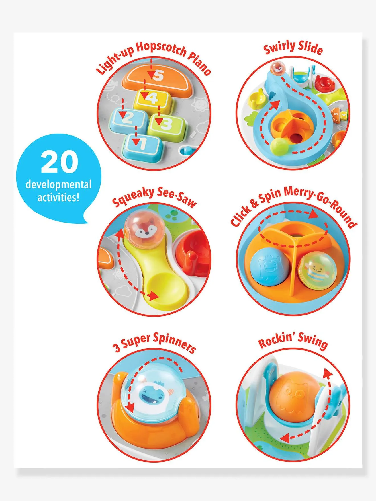 MESA DE ACTIVIDADES E&M  SKIP HOP