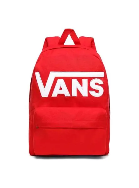 mochila vans old skool rojo para niño y niña