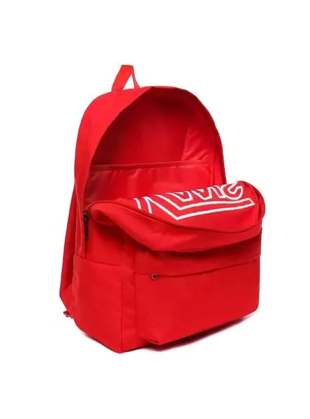 mochila vans old skool rojo para niño y niña