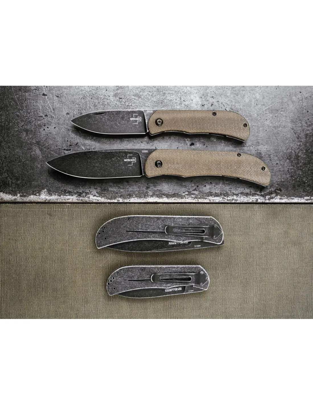 Navaja de bolsillo Böker Plus Exkelibur I Framelock Micarta