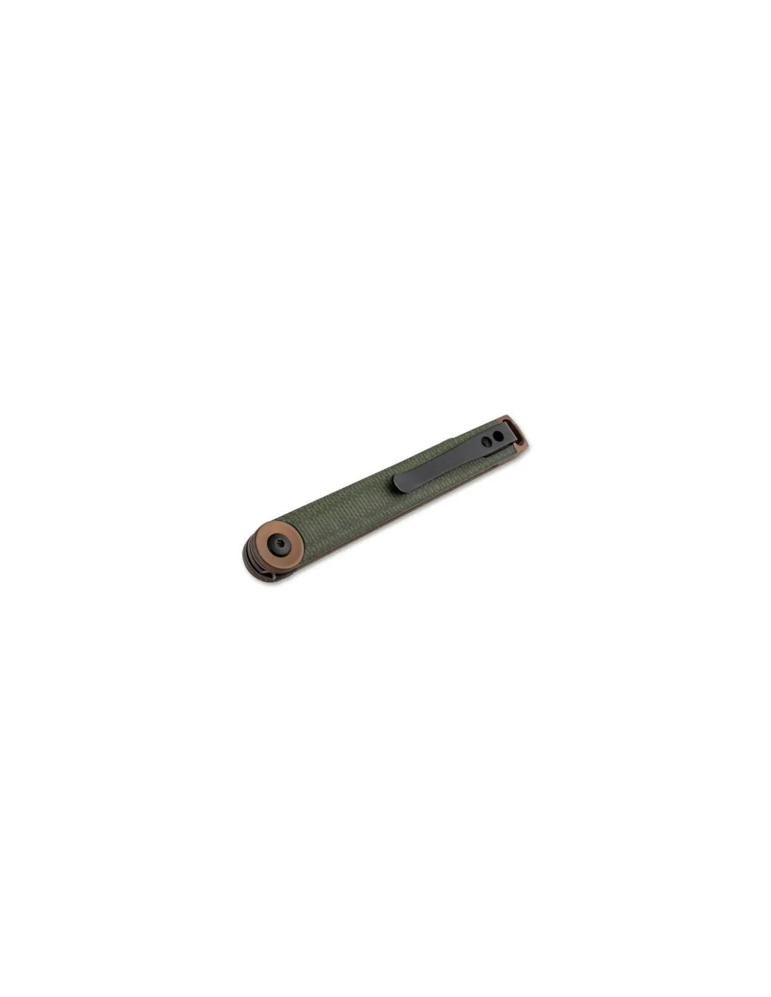 Navaja de bolsillo Böker Plus Kaizen Green Canvas Micarta