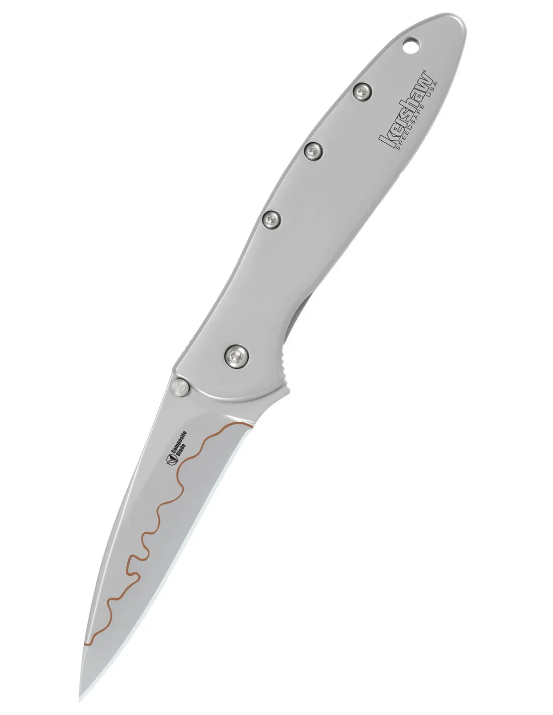 Navaja de bolsillo Kershaw Leek, Composite blade