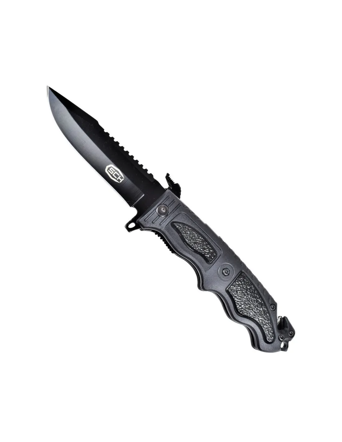 Navaja de rescate SCK negro (largo 22,3 cm.)