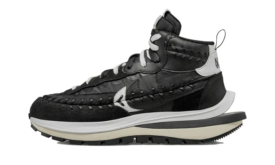 Nike x sacai Vaporwaffle Jean Paul Gaultier Black White