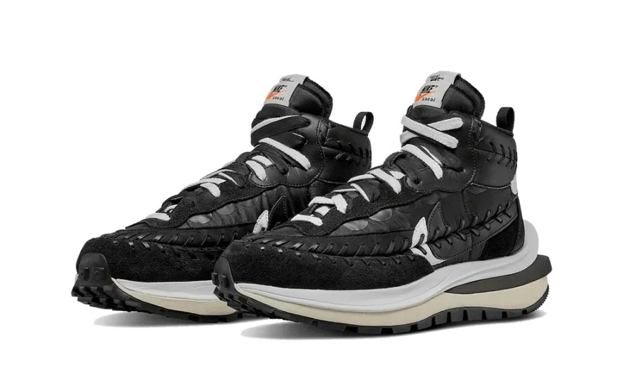 Nike x sacai Vaporwaffle Jean Paul Gaultier Black White
